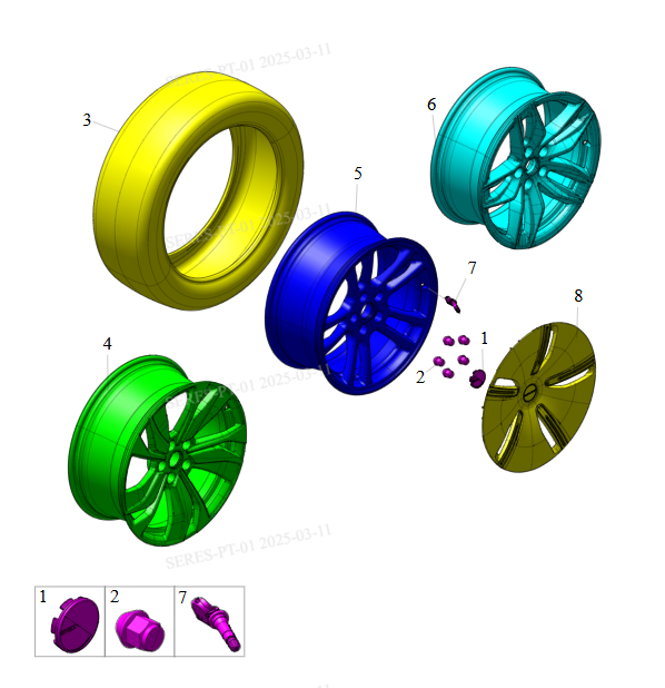 S1F1 - Assmbly : Wheels