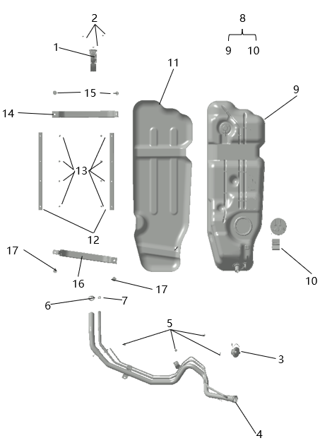 B1T1 - Fuel Tank Assembly