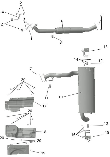 B1T1 - Exhaust System