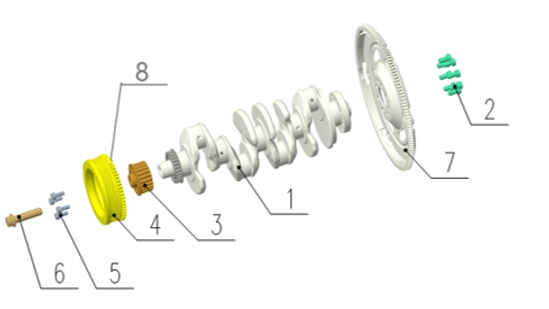 B1T1 - Crankshaft Assembly