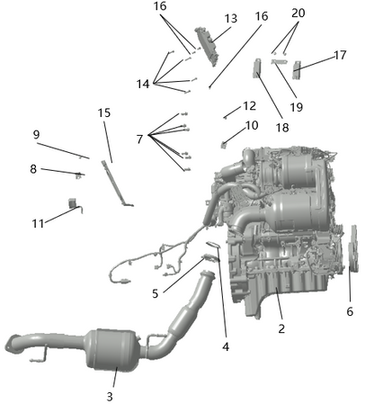 B1T1 - Engine with Auxiliary Components