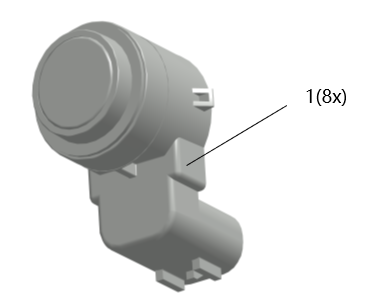 B1T1 - Rear Radar Sensor
