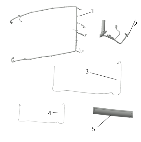B1T1 - Headliner Harness Assembly