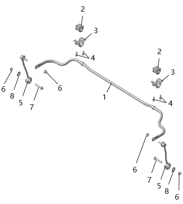 B1T1 - Rear Anti-Roll-Bar