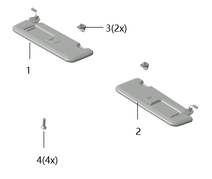B1T1 - Sun Visor Assembly