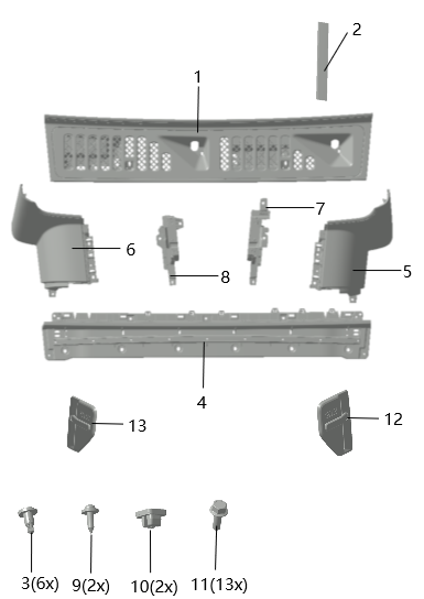 B1T1 - Ventilation Cover Plate Assembly