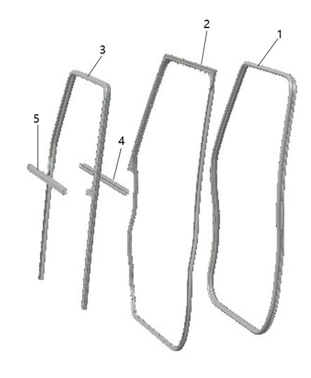 B1T1 - Front Door Trim Assembly