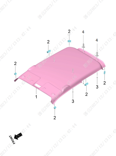 B1P-Assembly : Roof Lining