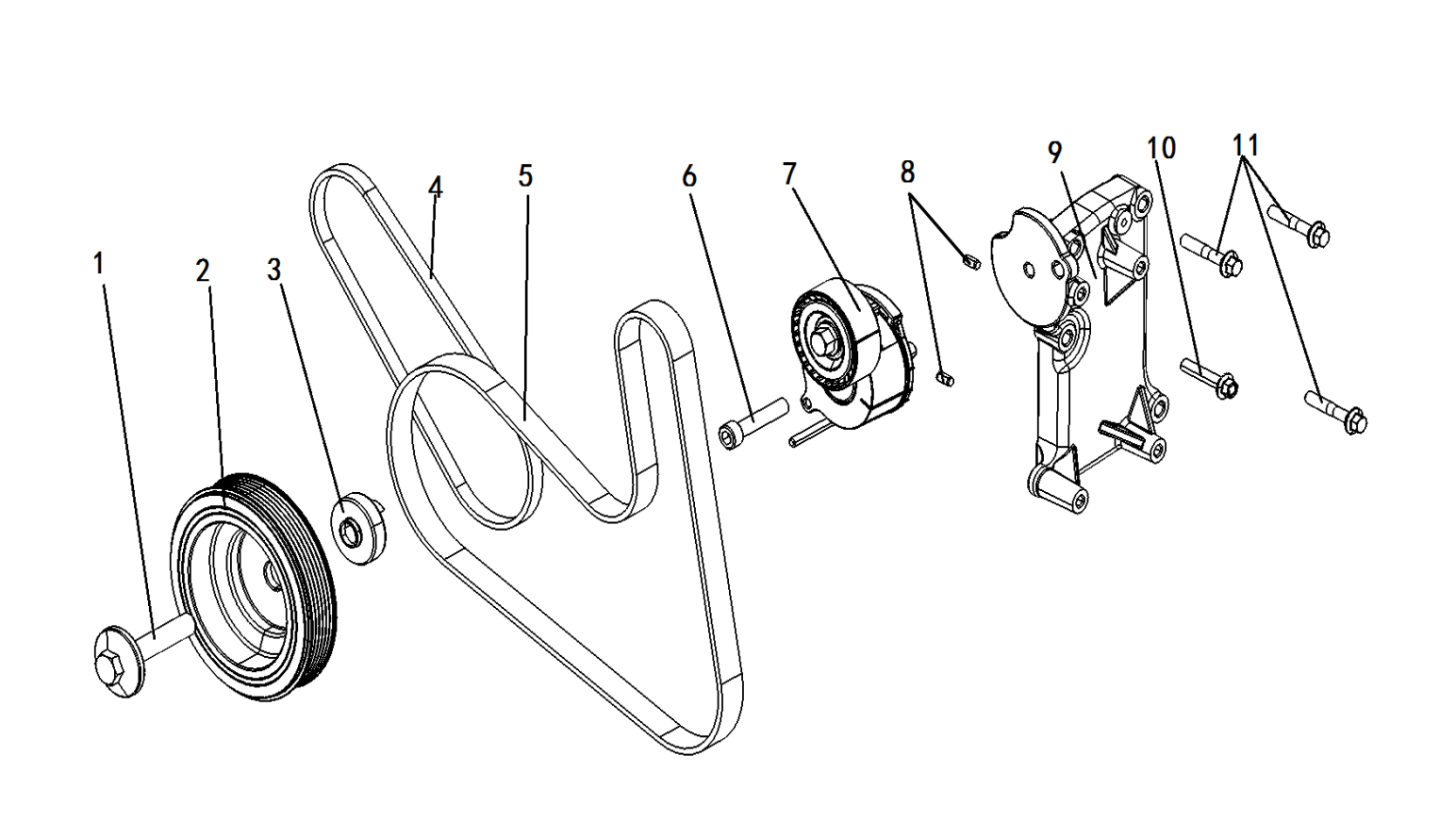 F1T1 - Accessory wheel train