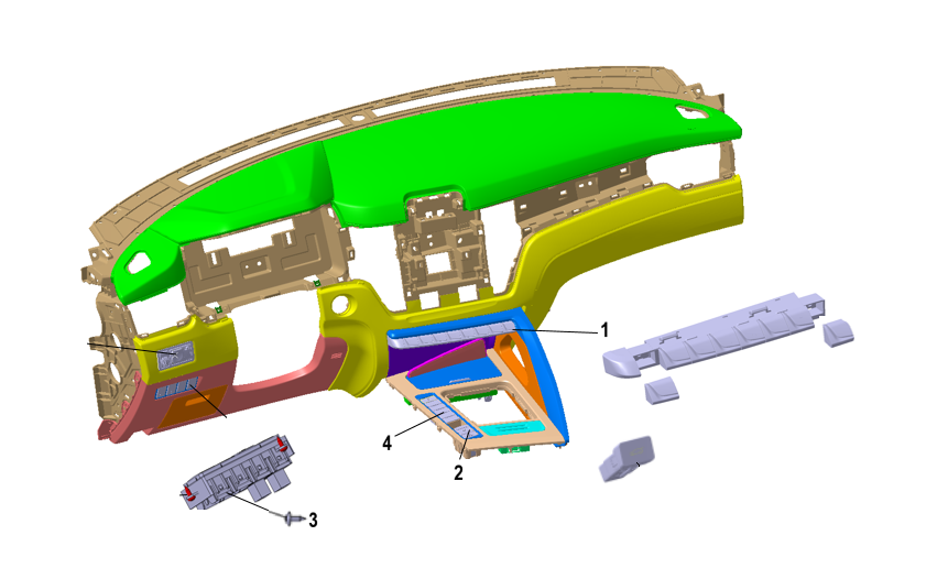 F1T1 - Panel switch assembly module