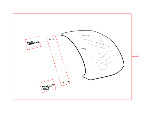 F1F2 - ENGINE HOOD ASSEMBLY