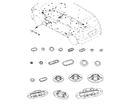 F1T1 - BODY ATTACHMENT SYSTEM