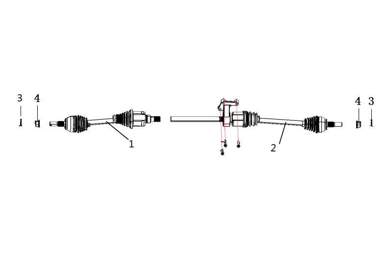 F1F2 - DRIVE SHAFT UNIT MODULE