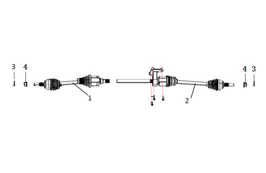 F1F2 - DRIVE SHAFT UNIT MODULE