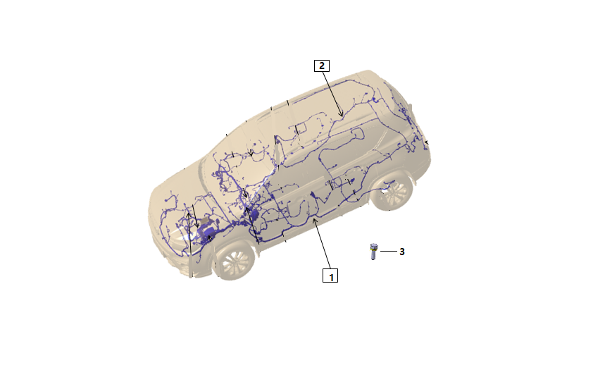 F1T1 - Body wiring harness module