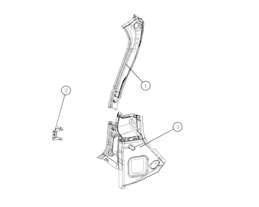 F1T1 - Right rear drip tank assembly