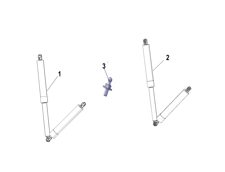 F1T1 - Engine hood strut module