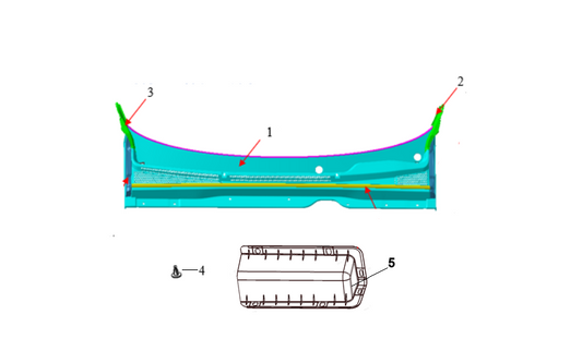 F1F2 - WIPER COVER MODULE