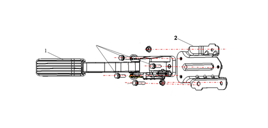 F1T1 - Throttle operating mechanism module