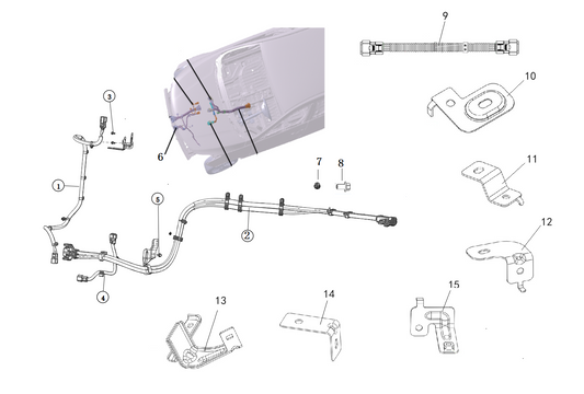 F1N1 - HIGH VOLTAGE WIRING HARNESS MODULE