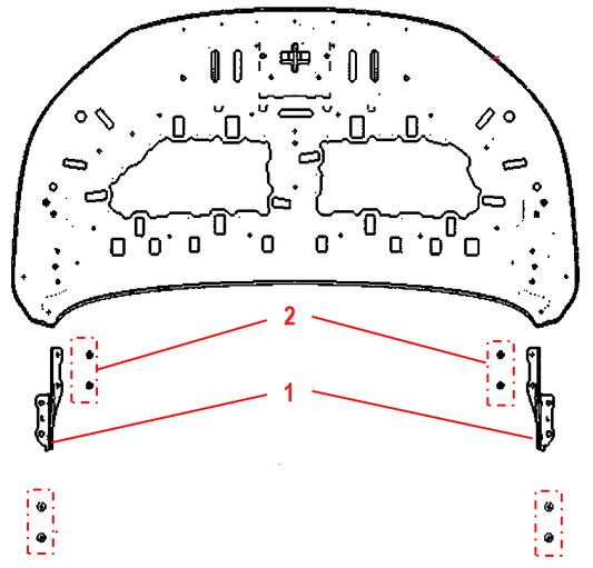 F1N1 - ENGINE HOOD WELDING ASSEMBLY