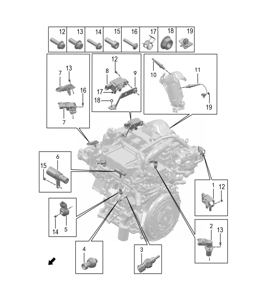 F1N1 - ENGINE ELECTRONIC COMPONENT