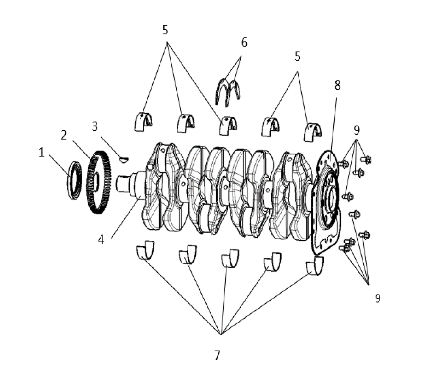 F1T1 - Crankshaft system