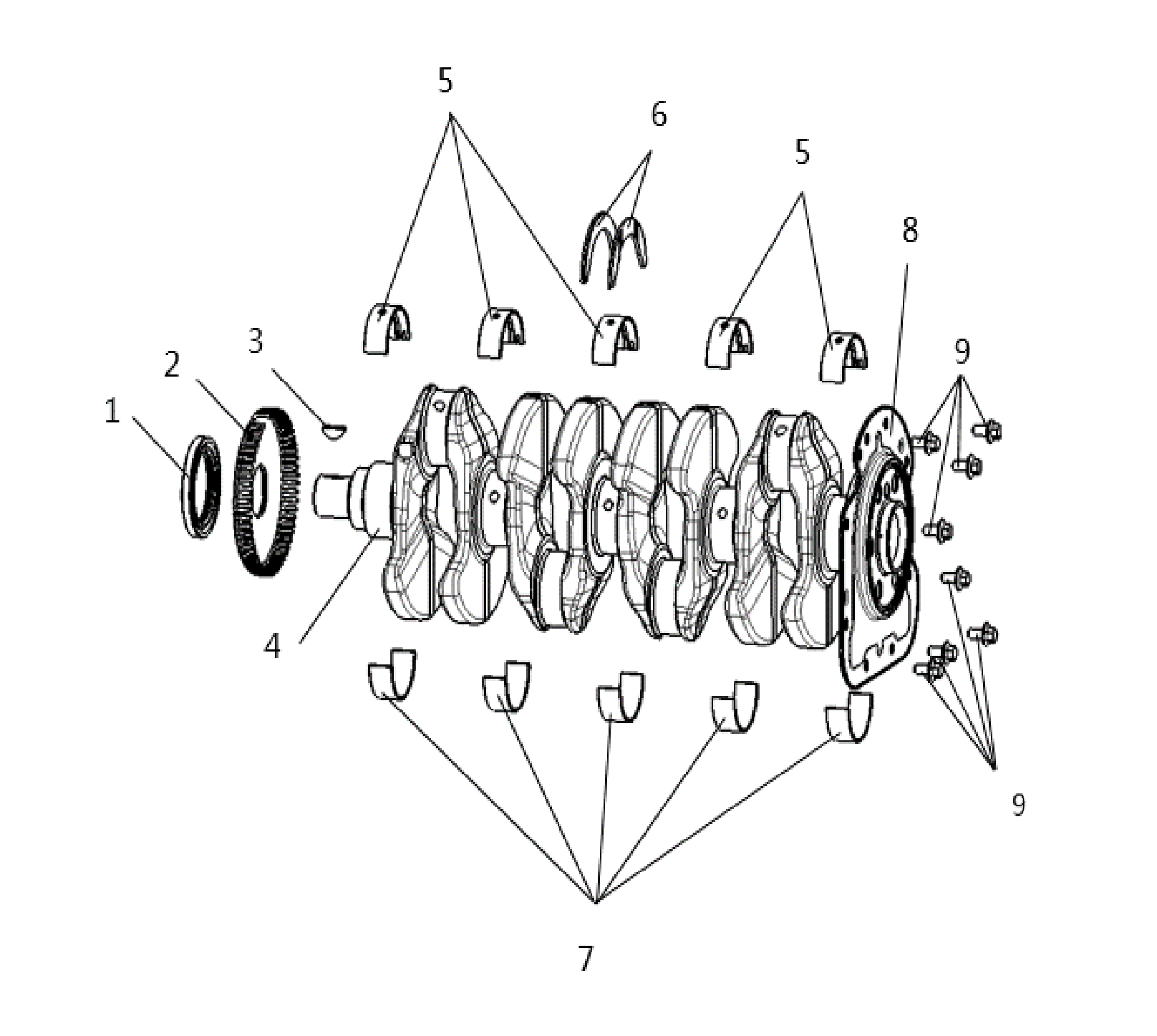 F1T1 - Crankshaft system