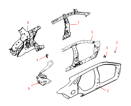 F1F2 - RIGHT SIDE ASSEMBLY