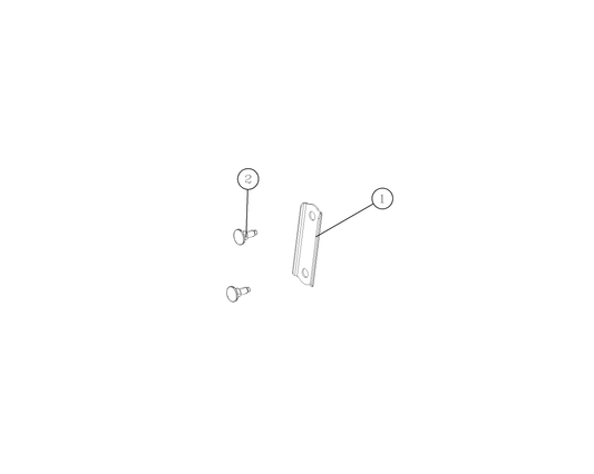 F1T1 - FRONT DOOR UPPER HINGE MOUNTING REINFORCING PLATE ASSEMBLY