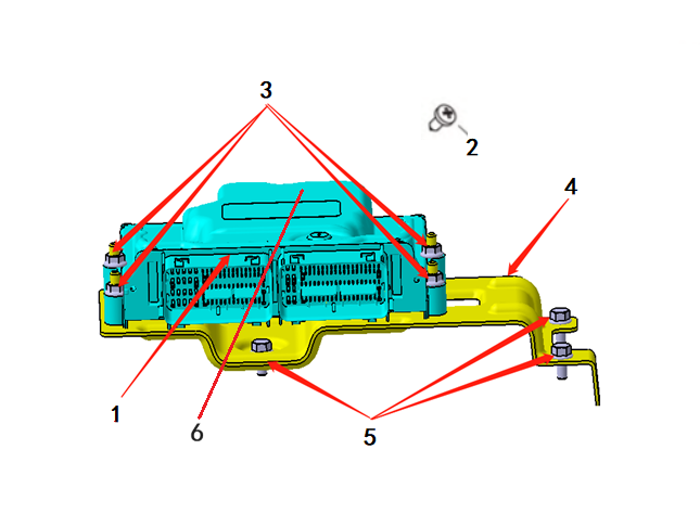 F1N1 - ENGINE ELECTRONIC CONTROL DEVICE MODULE