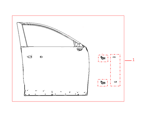 F1F2 - RIGHT FRONT DOOR ASSEMBLY ASSEMBLY