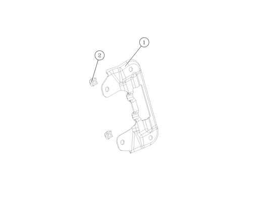 F1T1 - FUEL FILLER CAP MALE HINGE ASSEMBLY