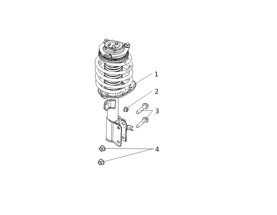 F1T1 - Front shock absorber damping module