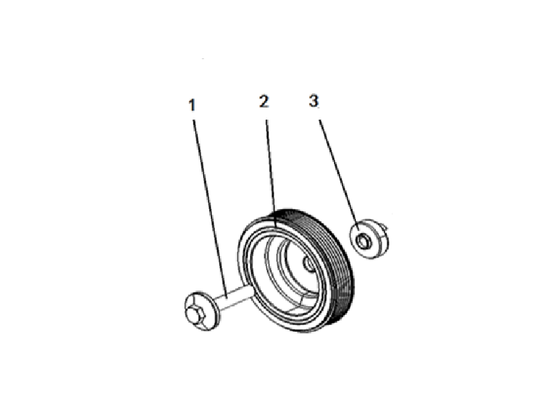 F1F2 - ACCESSORY WHEEL TRAIN