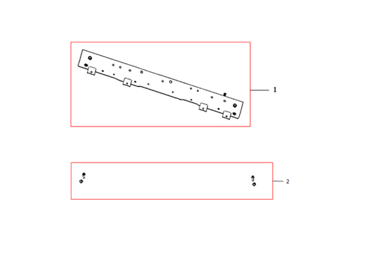 F1T1 - water tank upper beam mounting assembly