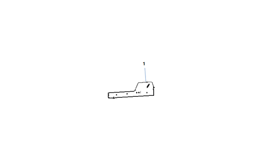 F1T1 - right rear floor assembly